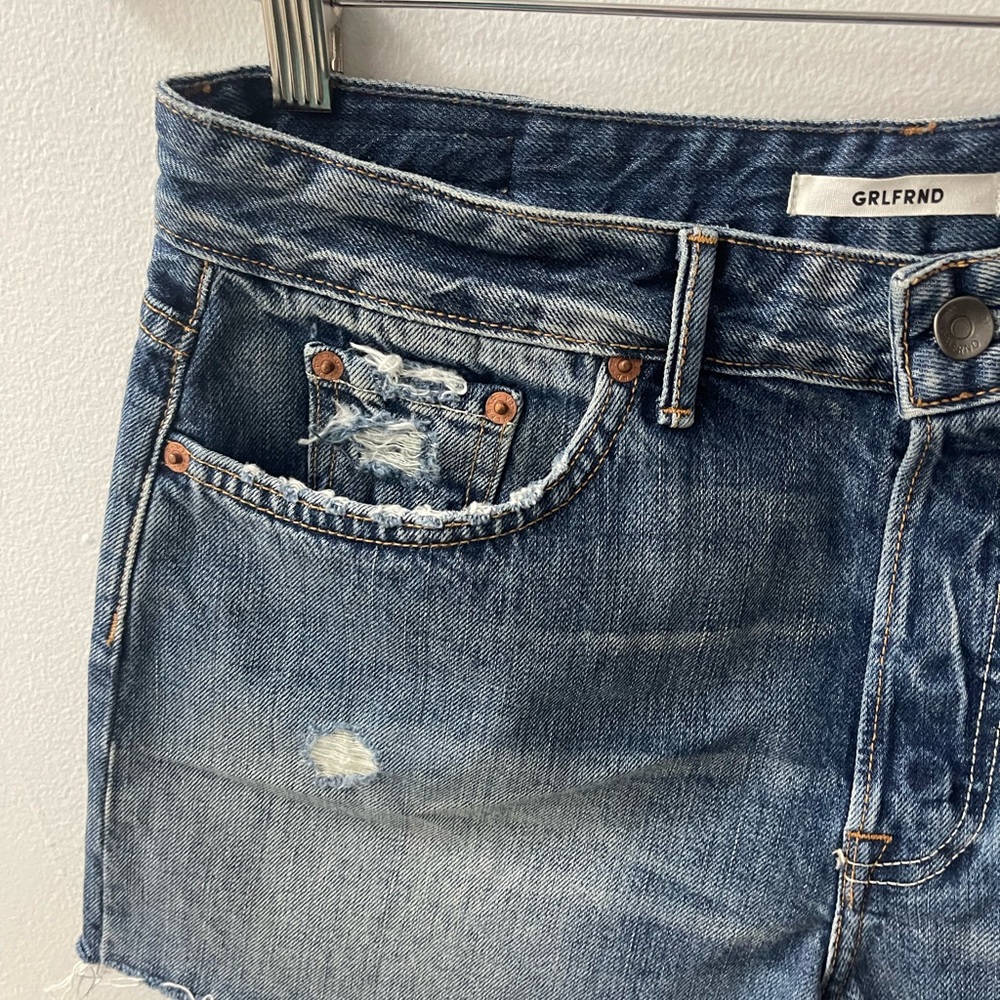 GRLFRND Helena High-Rise Cut Off Shorts size 30 - Picture 7 of 11